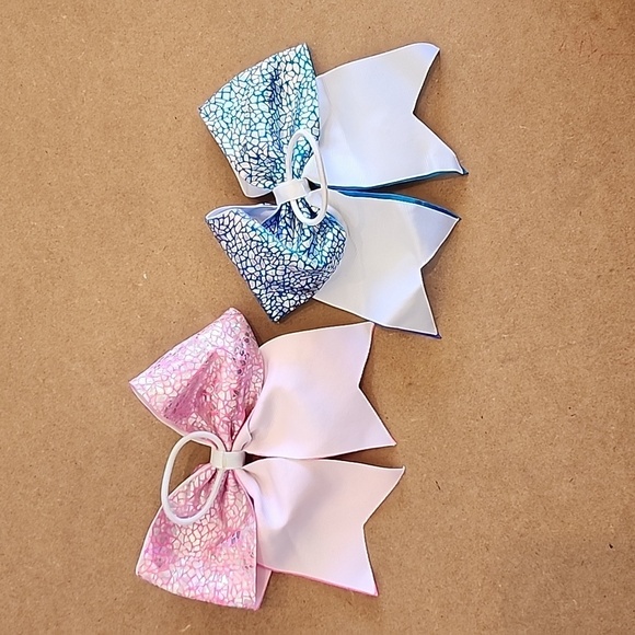 2 cheer dance pony holder bows - Picture 2 of 4